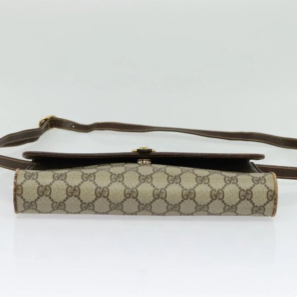 GUCCI GG Supreme Shoulder Bag PVC Beige Gold 904 02 050 Auth ep10265 - Picture 7 of 16